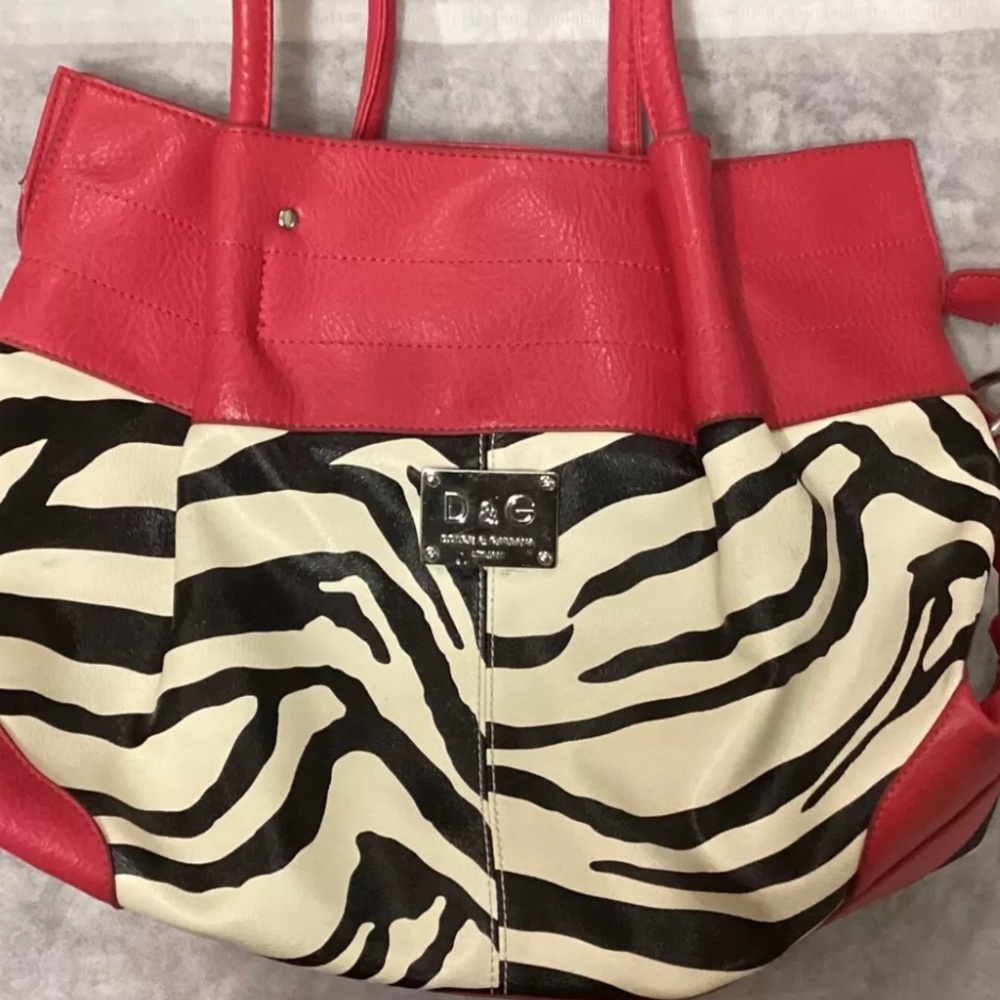 Dolce & Gabbana Pink Zebra Bag
